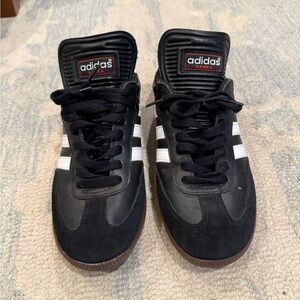 adidas Black & White Samba classics  soccer sneakers